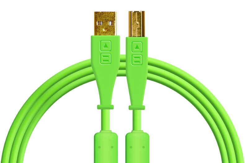 Chroma Cable USB-A to B straight green