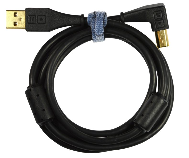 Chroma Cable USB-A to B angled black – Bild 4