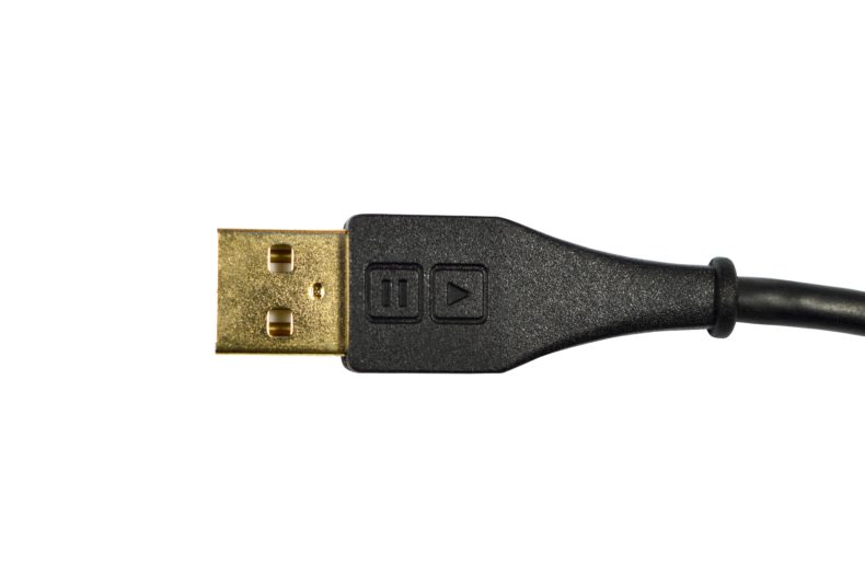 Chroma Cable USB-A to B angled black – Bild 2