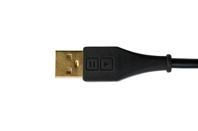 Chroma Cable USB-A to B angled black – Bild 5