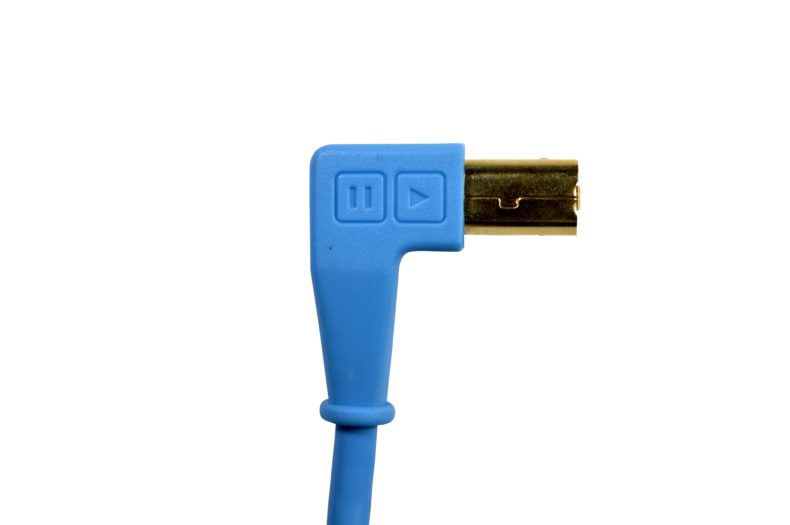 Chroma Cable USB-A to B angled blue – Bild 2