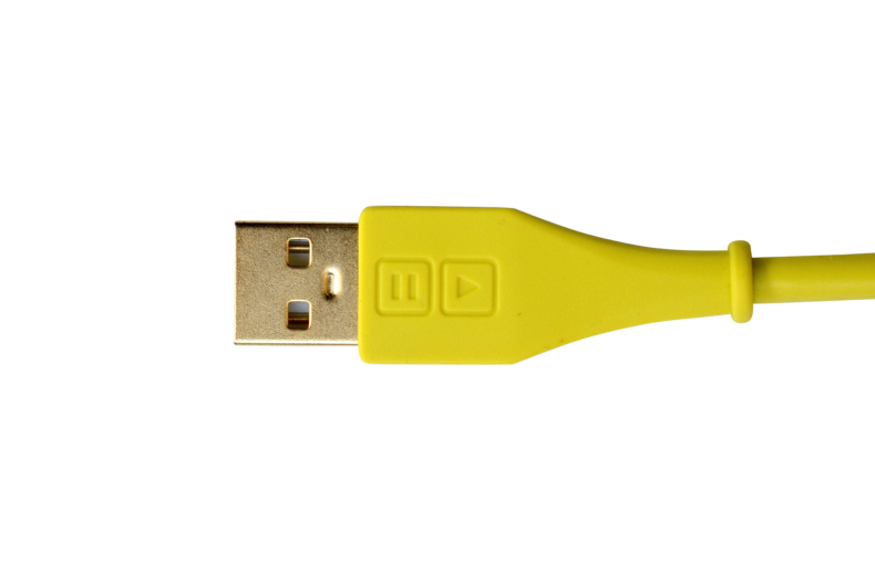 Chroma Cable USB-A to B angled green – Bild 4
