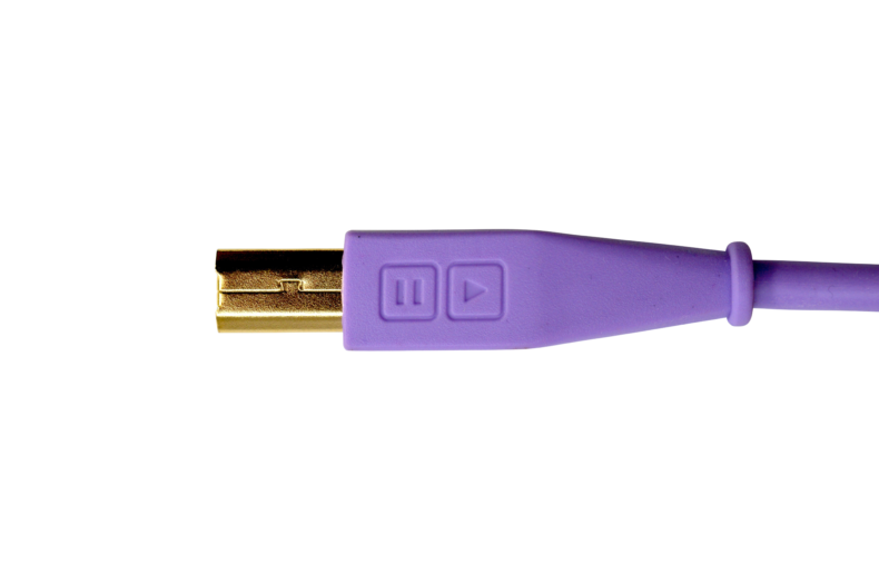 Chroma Cable USB-A to B straight purple – Bild 3