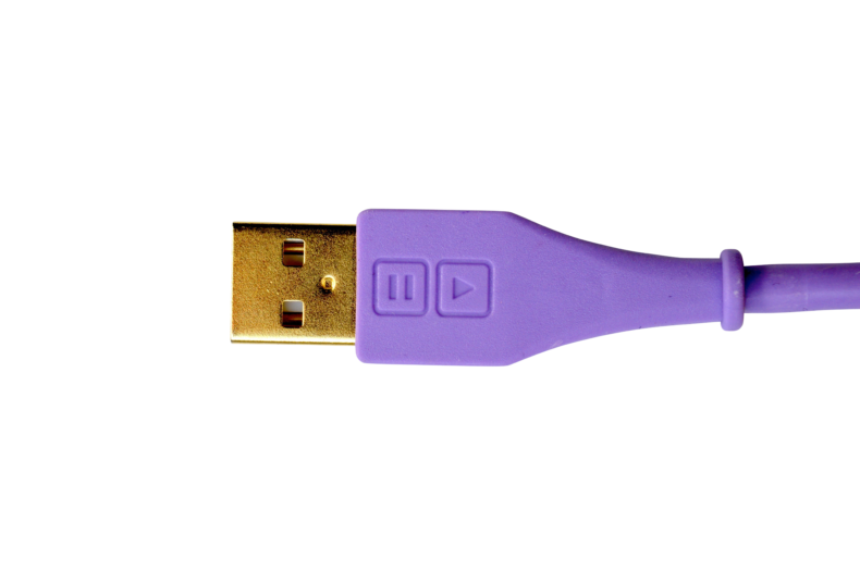 Chroma Cable USB-A to B straight purple – Bild 2