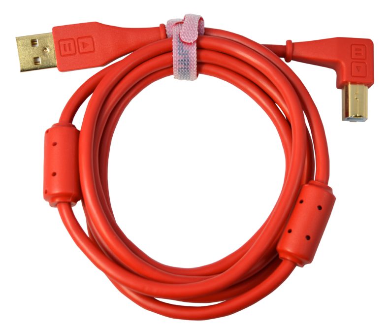 Chroma Cable USB-A to B angled red – Bild 2