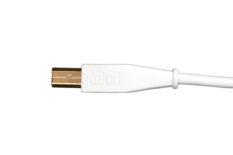 Chroma Cable USB-A to B angled white – Bild 4