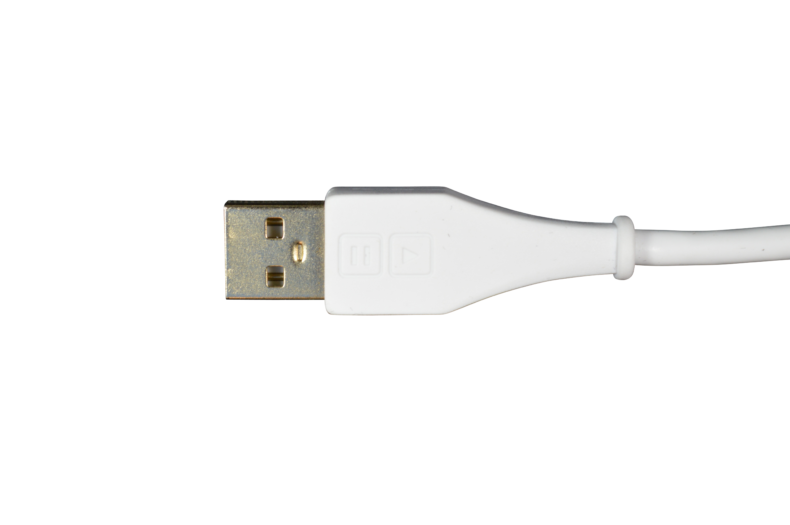 Chroma Cable USB-A to B angled white – Bild 2