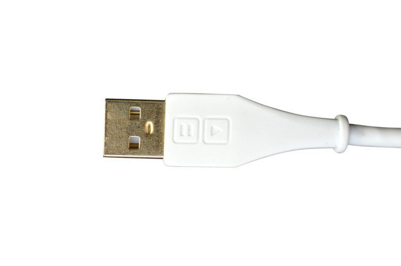 Chroma Cable USB-A to B angled white – Bild 6