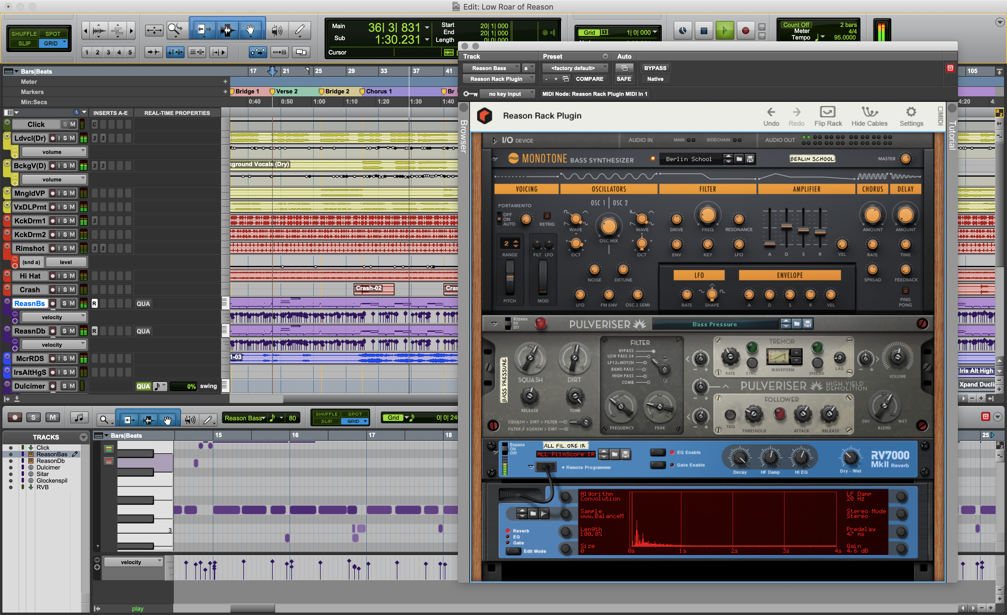 Reason Studios Ab Multitrack Recording Software 11 Musical Instruments Stage Studio Studio Recording Equipment Urbytus Com