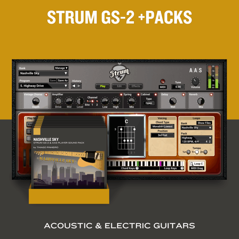Strum GS-2 +PACKS Bundle