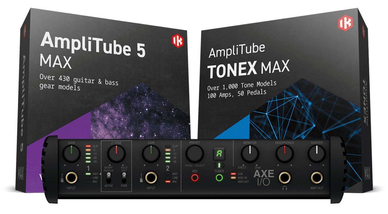 AXE I/O + AmpliTube 5 MAX + TONEX MAX Bundle Sonic Sales