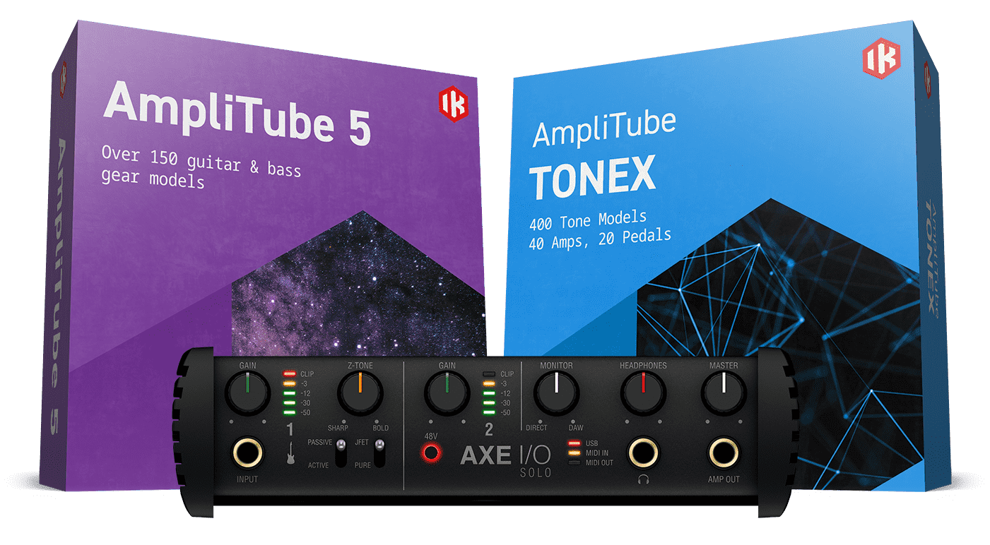 AXE I/O SOLO + AmpliTube 5 + TONEX Bundle Sonic Sales