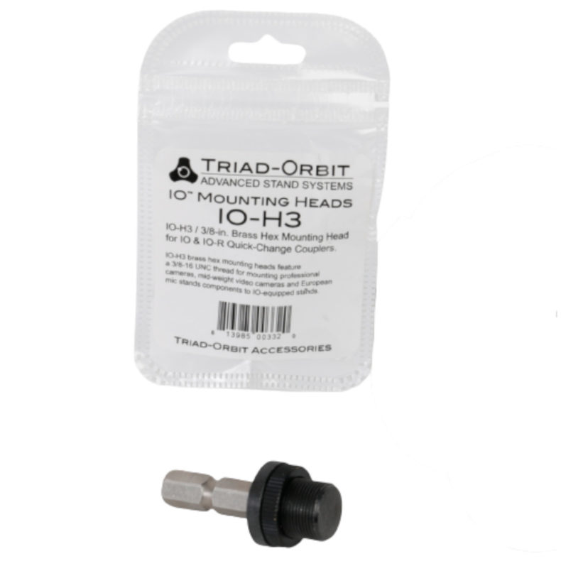 Triad Orbit - IO-H3 - IO 3/8" Quick-Change Coupler Head, Brass   Barcode: 0813985003337 – Bild 4
