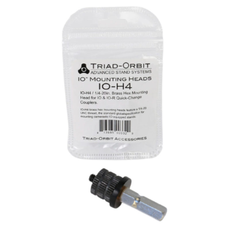 Triad Orbit - IO-H4 - IO 1/4"-20 Quick-Change Coupler Head, Brass   Barcode: 0813985003344 – Bild 2