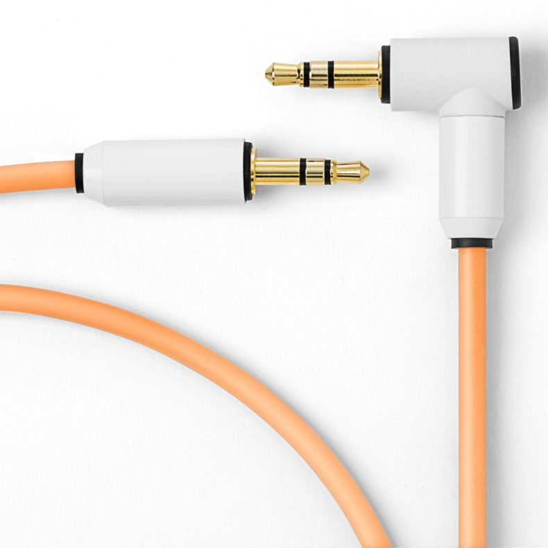 Candycords - Audiocable 3535 70 peach – Bild 2