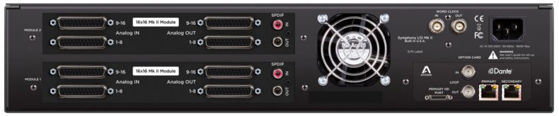 Symphony I/O MKII 32X32SE Dante + Pro Tools HD – Bild 2