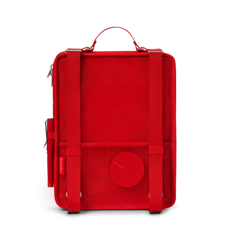 OB-4 mesh bag red – Bild 3