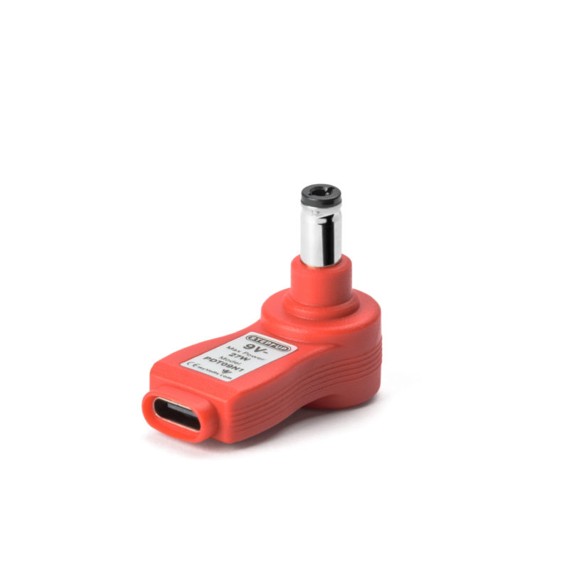USB-C Step Up Tip, 9V c-ve 2.1mm/2.5mm – Bild 2
